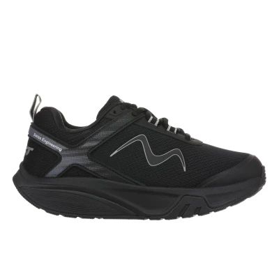 Imagen de MBT Sport 4 III Zapatillas de Deporte para Hombre Estilo Moderno. Deportivas Caminar Anatómicas y Cómodas. Calzado Fisiológico Confort Estabilidad con Suela balancín. Color Negro
