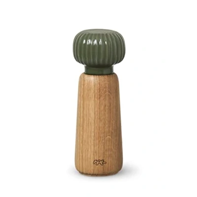 Imagen de molinillo Kähler H18 cm Hammershøi práctico de especias diseño danés, verde