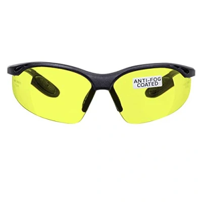 Imagen de voltX &#039;Constructor&#039; (Amarillo, dioptría +1.50) Gafas de Seguridad con aumento total Lente (no bifocal), incluye cordón tope regulable + UV400 recubrimiento antivaho