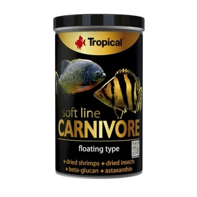 Imagen de Soft Line Carnivore 1000ml / 320g Alimento para Grandes Peces Depredadores