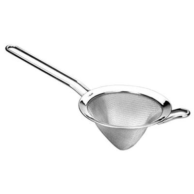 Imagen de Ibili COLADOR Malla CONICO INOX Prisma 10 CMS, Stainless Steel, Plateado, 10x10x10 cm