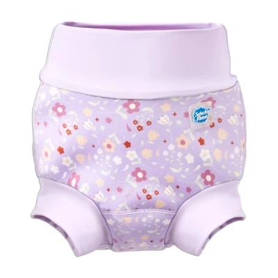 Imagen de Splash About Happy Duo Toddler Swim Nappy, Lilac Spring, 6 12 Meses Unisex Baby
