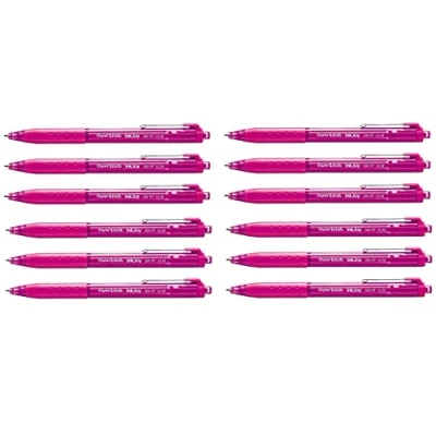 Imagen de Paper Mate Inkjoy 300RT Punta Media, 1,0 mm, Magenta, 12 unidades