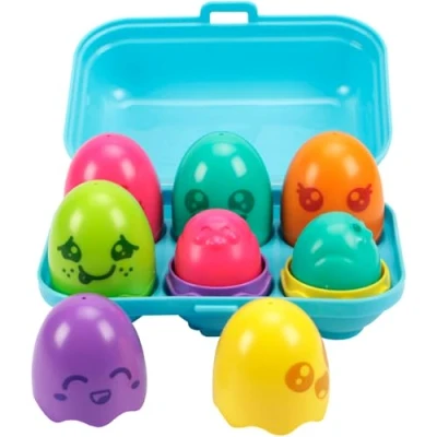 Imagen de Toomies Juego de emparejamiento NUEVOS Pollitos Brillantes para esconder y chirriar, Multicolor, Large ([Tomy] E73563)