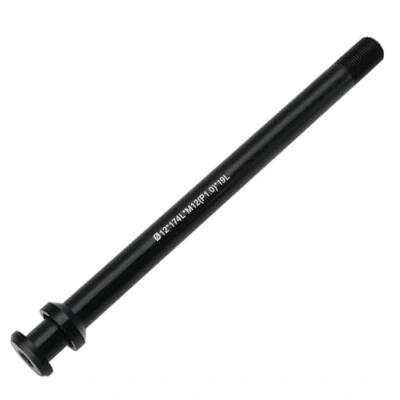Imagen de YINETTECH 1 eje trasero de bicicleta 12 mm x 174 1,0 mm, aleación aluminio, pasante para montaña, carretera, palanca pincho