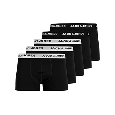 Imagen de Jack &amp; Jones, Hombre, Negro Black/Detail: White And Black, M