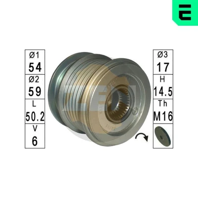 Imagen de ERA ZN5624 Rueda Libre Alternador OPEL: Insignia A Berlina, Sports Tourer, Zafira C Tourer
