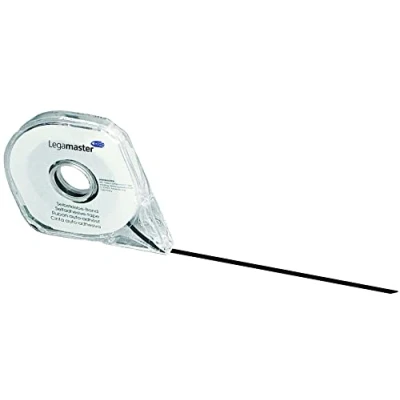 Imagen de Legamaster 7 433101 Cinta de distribución para paneles planificación autoadhesiva, 1 mm x 16 m, color negro