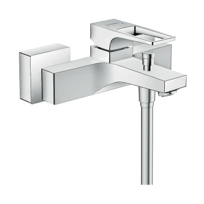 Imagen de Hansgrohe 74540000 Metropol Grifo de bañera Visto, Cromo, loop handle