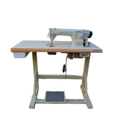 Imagen de Juki Máquina de coser industrial DDL 8700 con costura rápida, 220 V, servomotor nuevo, posicionamiento automático agujas y muchos extras