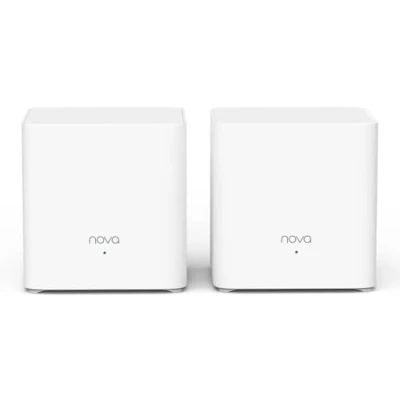 Imagen de Tenda Nova Mesh MX3 (Paquete de 2), Repetidor Wi Fi Inteligente AX1500, 6 hasta 180㎡(2000ft²), con 2 Puertos Gigabit por Unidad, Fácil configuración