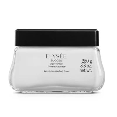 Imagen de O Boticário Elysée Succès Crema Hidratante Corporal Perfumada Loción Para El Cuerpo, Fragancia Prolongada y 48 Horas de Hidratación, Fragrancia Rosa Negra, 250g