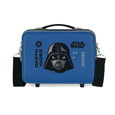 Imagen de Star Wars Darth Vader Neceser Adaptable con Bandolera Azul 29x21x15 cms Rígido ABS 9,14L