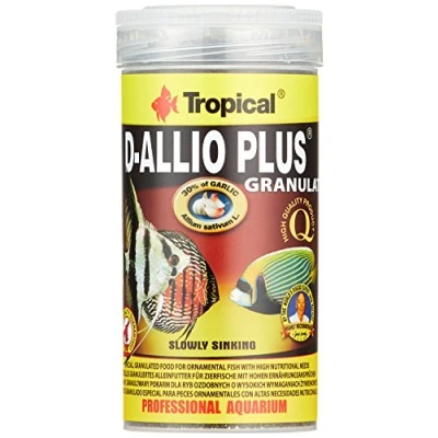 Imagen de D ALLIO Plus GRANULAT 250ml / 150g Alimento con ajo para Peces de Acuario