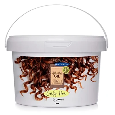 Imagen de tradicity ORGANIC FARM Activador de Rizos y Aceite Hidratante Ganador Concurso Peluquería Antiencrespamiento Ultra Ideal Pelo Rizado, 2.00 l