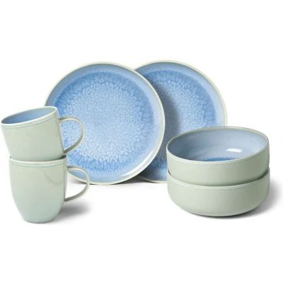 Imagen de Villeroy &amp; Boch Dinnerware Set Crafted Blueberry turquoise 6 Piece