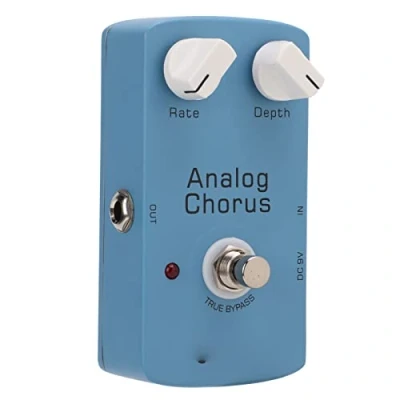 Imagen de True Bypass Effects, 12ma Fresh Extensive Metal Mini Analog Chorus Effect Pedal Classic BBD Chip para Guitarra Eléctrica Guitarrista
