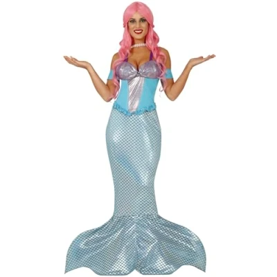 Imagen de FIESTAS GUIRCA, S.L. Disfraz de Sirena Celeste para Mujer