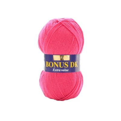 Imagen de Hayfield Lana de Tejido Doble Bonus DK (100 g), Hilo, Cupid, 19 x 9 cm