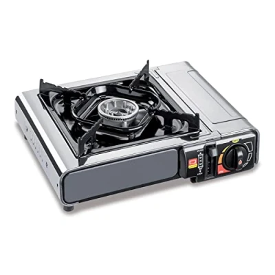 Imagen de Kemper Rechaud de Camping Smart 1 Feu en Acier INOX Gris Normal