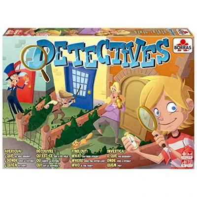 Imagen de BORRAS Detectives Juego de deducción, Lleno Enigmas, Pistas y sorpresas el Objetivo es Encontrar QUÉ ha Sido robado, DÓNDE se cometió Robo QUIÉN ladrón A Partir 8 años (19461)