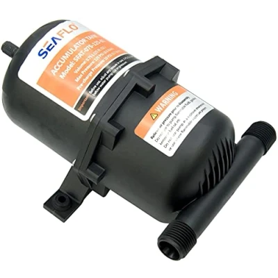 Imagen de Tanque acumulador de presión 0.75 litros 125 psi Control bomba agua a Vejiga interna para barco yate marino RV caravana Van autocaravana