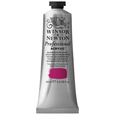 Imagen de Winsor &amp; Newton Professional Acrylic Pintura Acrílica en Tubo, Morado (Quinacridone Violet), 60 ml