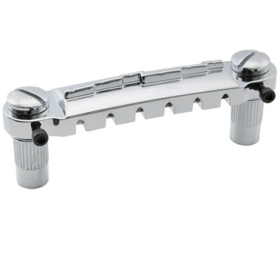 Imagen de Musiclily Pro 52,5mm Preajustado Intonable Puente Wraparound para Guitarra Eléctrica tipo Epiphone Les Paul Junior LP, Cromado