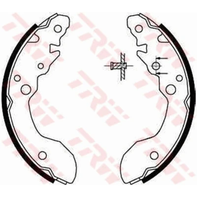 Imagen de TRW GS8671 Zapatas de Freno 220 36 SUZUKI: Vitara I SUV Cabrio