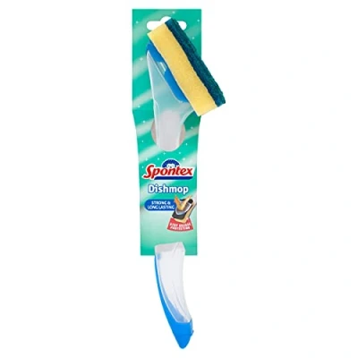 Imagen de Spontex Dishmop Cepillo de lavado, recargable, color azul