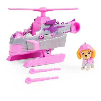 Imagen de Patrulla Canina Coche TRANSFORMABLE RESCUE KNIGHTS + Figura Skye de 15 cm con 1 6063586 Juguetes Niños 3 Años