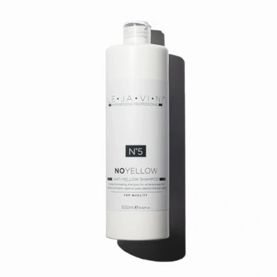 Imagen de Champú de Pelo Anti Amarillo Lejavini N5 No Yellow Shampoo 500mL, Cabellos Blancos y Grises