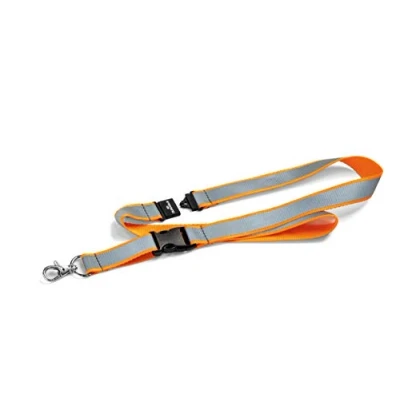 Imagen de Durable 869209 Cordón de seguridad reflectante, con mosquetón y cierre seguridad, 1 pieza, naranja
