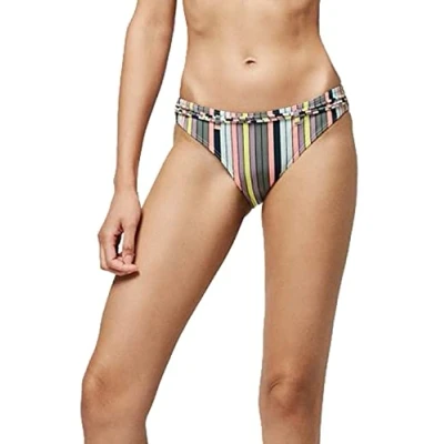 Imagen de O&#039;NEILL PW Cruz Mix Bikini para Mujer, Parte Inferior de Bikini, 9A8520, Color Verde, Rosa y Morado, 44