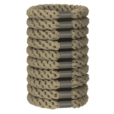 Imagen de JessLab Gomas para el Cabello, 10 Piezas Suaves Sin Daño Elásticas Cola de Caballo Accesorio Diadema Mujeres y Niñas, Kaki