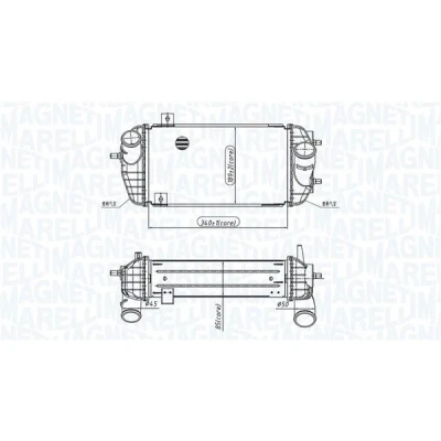 Imagen de Enfriador del aire de admisión MAGNETI MARELLI 351319205770