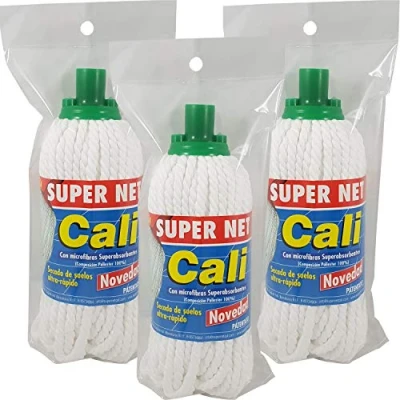 Imagen de Fregona de Microfibras Super Net Cali. 150 Gramos. 3 Unidades.