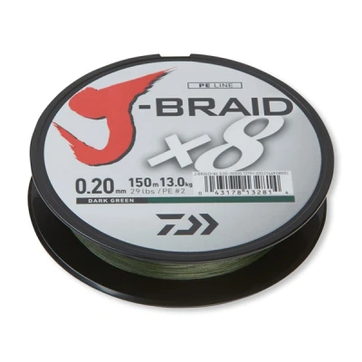 Imagen de Daiwa J Braid X8 0.20mm 150m d. verde Hilo trenzado