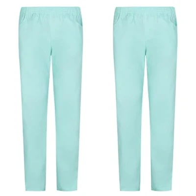 Imagen de MISEMIYA Pack 2 pcs PANTALÓN Sanitario Unisex Uniforme Uniformes MEDICOS DE Trabajo Ref.8312 * XS, Turquesa