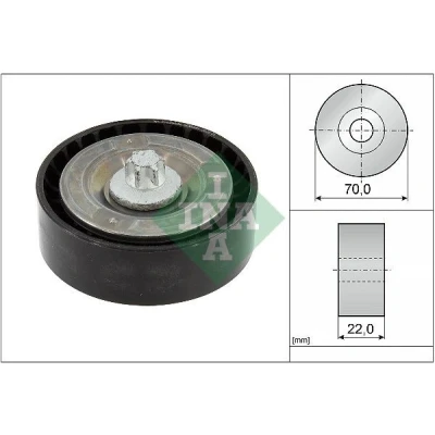 Imagen de INA 532 0895 10 Rodillo Guia MERCEDES BENZ: Vito Furgón, Clase C Berlina, GLC SUV