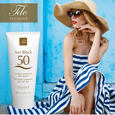 Imagen de Tegoder Cosmetics Sunblock SPF 50 200 ML