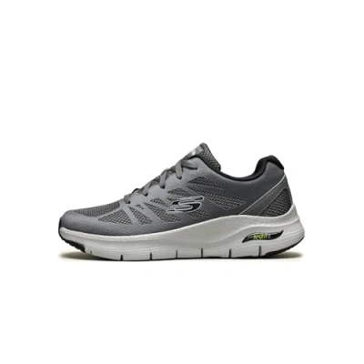 Imagen de Skechers ARCH FIT CHARGE BACK, Zapatillas para Hombre, Charcoal Textile/Synthetic/Black Trim, 45 EU