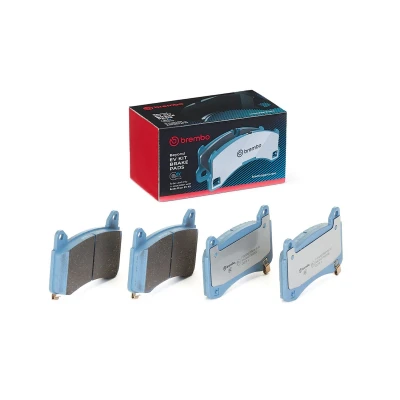 Imagen de BREMBO P 09 029E Juego de pastillas freno con avisador acústico desgaste Chapa antichirridos sin accesorios