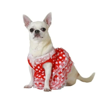Imagen de BigBuy Pets Disfraz para Perro Talla M Bailaora Flamenca