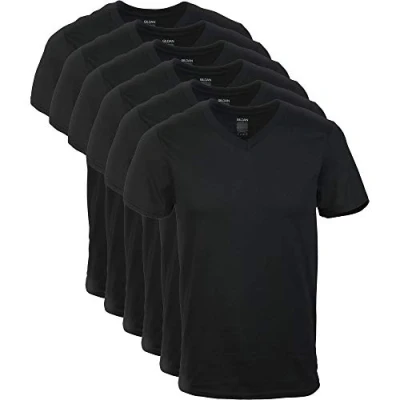 Imagen de Gildan Men&#039;s V Neck T Shirts Multipacks