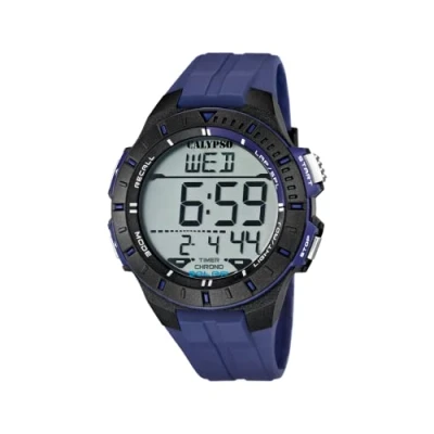 Imagen de Calypso K5607/2 Reloj de caballero cuarzo, correa caucho color azul