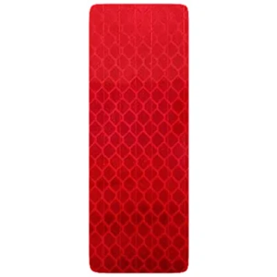 Imagen de 4R Quattroerre.it 5753 Adhesivos Reflectantes para Maletas Bolsas Moto, Rojo, 10 x 4 cm, Set de 2 Piezas
