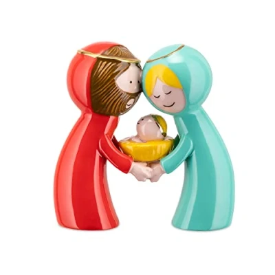 Imagen de Alessi AGJ01S2 Happy Eternity Baby, 2 Estatuitas en Porcelana Dcoradas a Mano