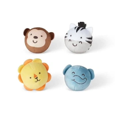 Imagen de Melissa &amp; Doug Rollables, Juguete de Amigos del Safari para Bebés y Niños Pequeños, Bebé Primera Infancia, Bolas Sensoriales Bebés, 6 Meses +, Regalo
