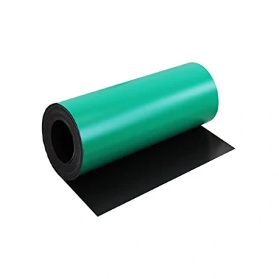 Imagen de Magflex® Hoja Magnética Matt Green Para Crear Imágenes Magnéticas, Obras de Arte, Letreros O Pantallas 300mm Ancho 5 M Longitud